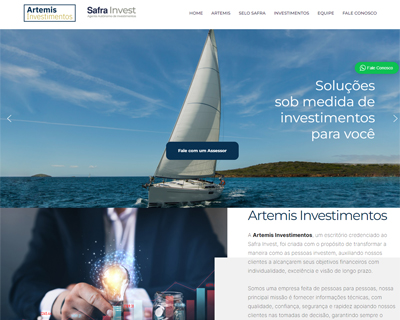 ARTEMIS INVESTIMENTOS